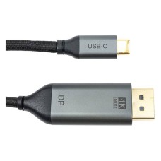 Кабель Cabletime USB Type-C - DisplayPort (M/M), 4K, Ultra HD, 1.8м, V1.2, Black (CA913305)