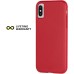 Чохол-накладка Case-Mate Barely There Leather для Apple iPhone X / iPhone XS Red (CM037748)