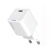 Мережевий зарядний пристрій ColorWay GaN Mini 30W PD Port PPS USB-C White (CW-CHS054PD-WT)