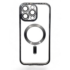 Чохол-накладка BeCover TPU Chrome Case MagSafe для Apple iPhone 16 Pro Black (712080)