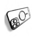 Чохол-накладка BeCover TPU Chrome Case MagSafe для Apple iPhone 16 Pro Black (712080)