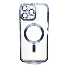 Чохол-накладка BeCover TPU Chrome Case MagSafe для Apple iPhone 16 Pro Max Sierra Blue (712087)