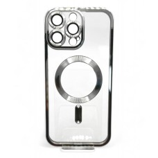 Чохол-накладка BeCover TPU Chrome Case MagSafe для Apple iPhone 16 Pro Max Silver (712088)