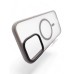 Чохол-накладка BeCover Metal Buttons Case MagSafe для Apple iPhone 16 Plus Gray (712095)