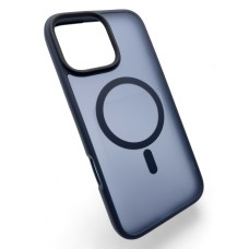 Чохол-накладка BeCover Metal Buttons Case MagSafe для Apple iPhone 16 Pro Blue (712097)