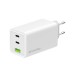 Мережевий зарядний пристрій ColorWay GaN Mini 100W PD Port PPS USB (USB-2C1A) White (CW-CHS061PD-WT)