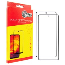 Захисне скло Dengos для Poco X7 Pro Black Full Glue (DG-TG2P-71) 2шт