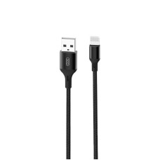 Кабель XO NB143 USB - Lightning, (M/M), 2.4A 2 м Black (6920680870868)