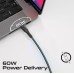 Комплект кабелів Promate USB Type-C - USB Type-C (M/M), 3A, 60W, 0.3 м, 1.2 м, 2 м Black (cablekit-cc.black)