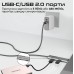 Кабель Promate USB Type-C - USB Type-C (M/M), 5A, 100W, 1.5 м, Black (portlink-c3.black)