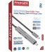 Кабель Promate USB Type-C - USB Type-C (M/M), 5A, 100W, 1.5 м, Black (portlink-c3.black)