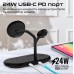 Бездротовий зарядний пристрій Promate Synergy-Pro MagSafe 57W Black