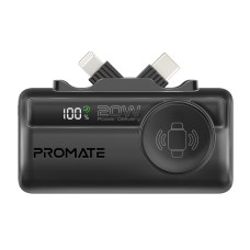 Універсальна мобільна батарея Promate PowerUp-Trio 5000mAh 20W Black