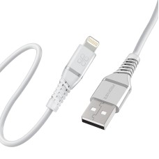 Кабель Promate PowerLine-Ai120 USB - Lightning (M/M), 2.4 A, 1.2 м, White