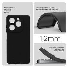 Чохол-накладка BeCover для Infinix Hot 40 Pro (X6837) Black (711152)
