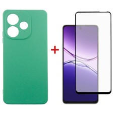 Чохол-накладка Dengos для Oppo A5 Pro Mint Full Glue (DG-KM-153) + захисне скло
