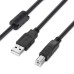 Кабель ColorWay USB - USB Type-B V 2.0 (M/M), 3 м, Black (CW-CBUB073-BK)