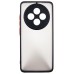 Чохол-накладка Dengos Matte для Oppo  Reno 12F 4G Black (DG-KM-157) + захисне скло