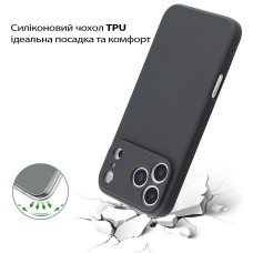 Чохол-накладка BeCover для Apple iPhone 17 Pro Max Black (713762)