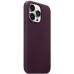 Чохол-накладка Apple Leather Case with MagSafe для Apple iPhone 13 Pro Dark Cherry (MM1A3)