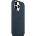 Чохол-накладка Apple Silicone Case with MagSafe для Apple iPhone 13 Pro Max Abyss Blue (MM2T3)