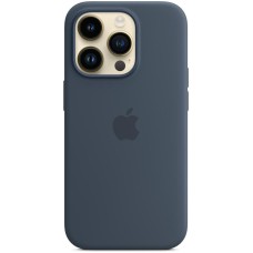 Чохол-накладка Apple Silicone Case with MagSafe для Apple iPhone 14 Pro Storm Blue (MPTF3)