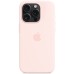 Чохол-накладка Apple Silicone Case with MagSafe для Apple iPhone 15 Pro Light Pink (MT1F3)