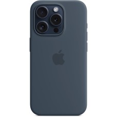Чохол-накладка Apple Silicone Case with MagSafe для Apple iPhone 15 Pro Storm Blue (MT1D3)