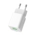 Мережевий зарядний пристрій ColorWay GaN Mini 20W PD Port PPS USB (Type-C PD + USB QC4.0) White (CW-CHS062PD-WT)