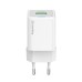 Мережевий зарядний пристрій ColorWay GaN Mini 20W PD Port PPS USB (Type-C PD + USB QC4.0) White (CW-CHS062PD-WT)