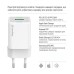 Мережевий зарядний пристрій ColorWay GaN Mini 20W PD Port PPS USB (Type-C PD + USB QC4.0) White (CW-CHS062PD-WT)