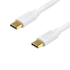 Кабель Atcom USB Type-C - USB Type-C (M/M), 60 W, 3 А, 1.8 м, White (AT-C18)