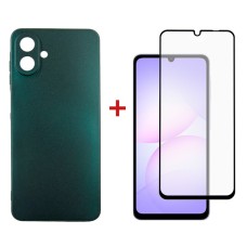 Чохол-накладка Dengos Soft для Samsung Galaxy A07 Green (DG-KM-166) + захисне скло