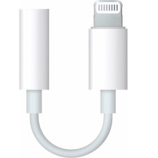Адаптер Apple Lightning - 3.5 mm (M/F) A1749 White (MMX62) OEM