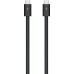 Кабель Apple Thunderbolt 4 USB-C Pro 1 м A2804 Black (MU883) OEM